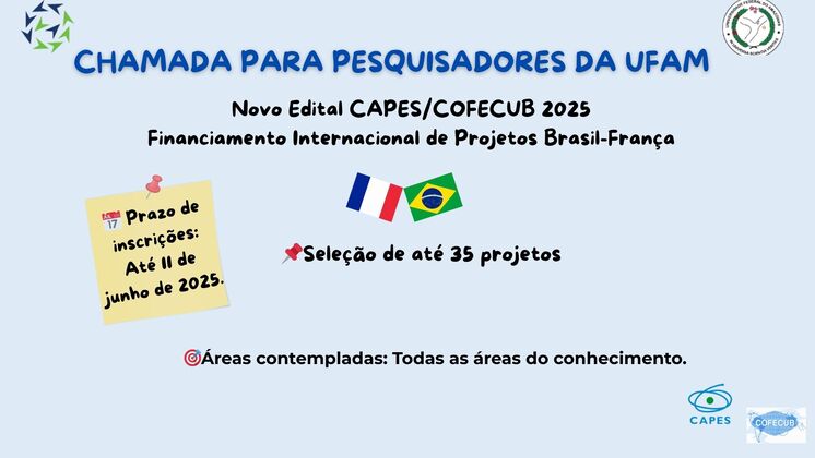 Novo Edital CAPES/COFECUB 2025 