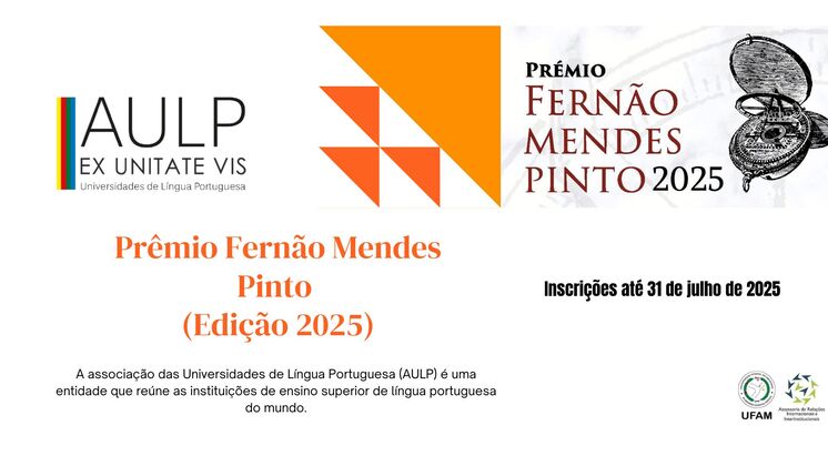 AULP: Prêmio Fernão Mendes Pinto (Edição 2025)