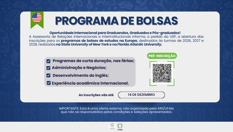 Bolsas de Estudos na Europa — Turmas 2026, 2027 e 2028